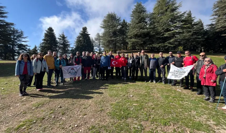 Amanos Dağları'nda doğa yürüyüşü düzenlendi