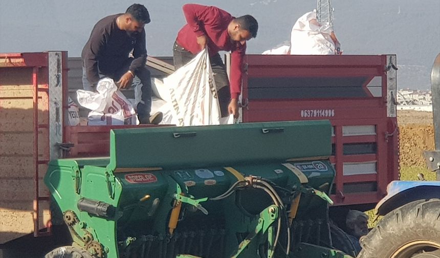 Gaziantep'teki İslahiye Ovası'nda buğday ekimine başlandı