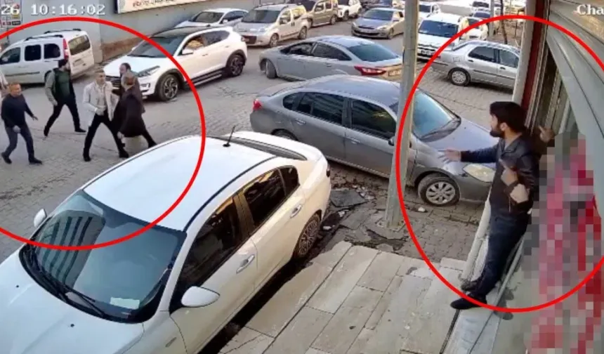 Mardin'de hastane önündeki 1 kişinin öldüğü silahlı kavga kamerada