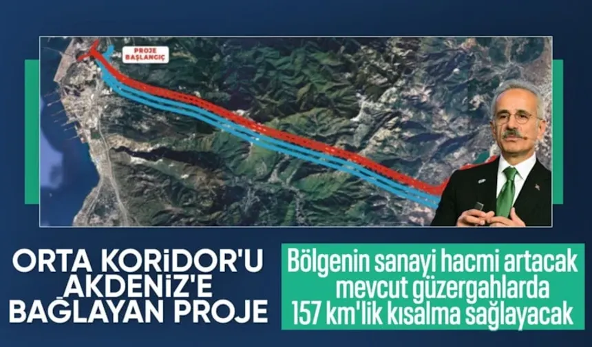 Stratejik proje başlıyor! Abdulkadir Uraloğlu: Orta Koridor'u Akdeniz'e bağlayan projede inşaat başlıyor