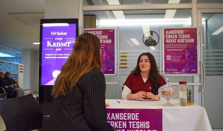 Gaziantep'te kanserde erken teşhisin önemi anlatıldı