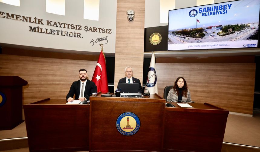 Şahinbey Belediyesi Şubat ayı meclis toplantısı yapıldı