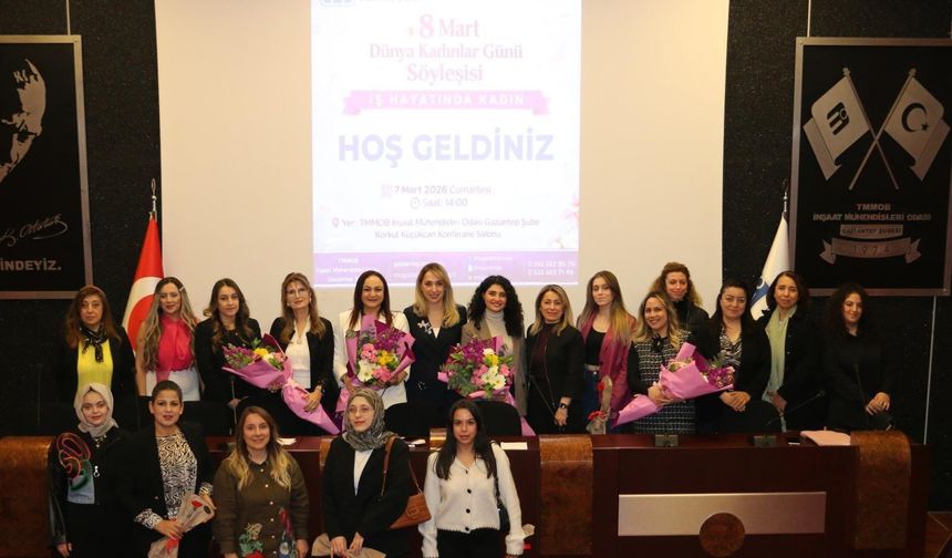 Gaziantep İMO’dan 8 Mart’ta çifte etkinlik