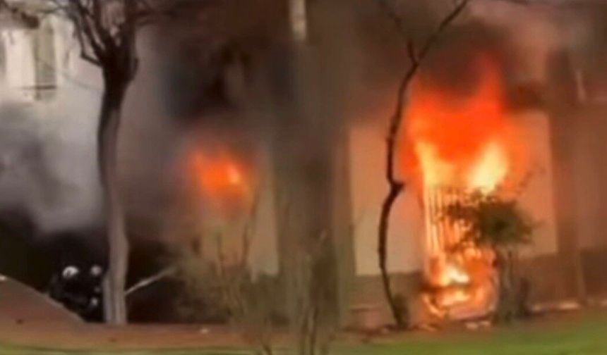 Gaziantep'te caminin bodrum katında korkutan yangın!