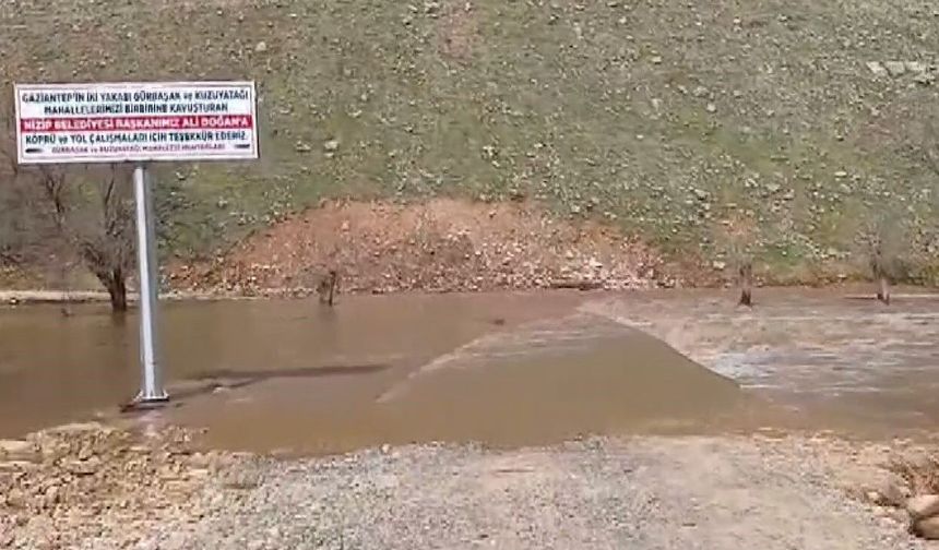 Gaziantep'te dolu ve sağanak etkili oldu