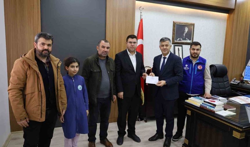 Gaziantep'te imam hatip öğrencilerinden Filistin'e anlamlı destek