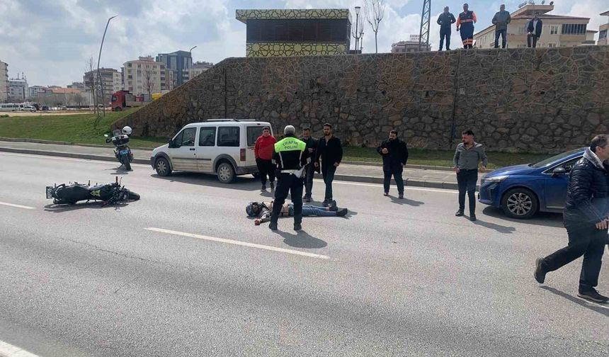 Gaziantep'te motosiklet kazası: 1 yaralı