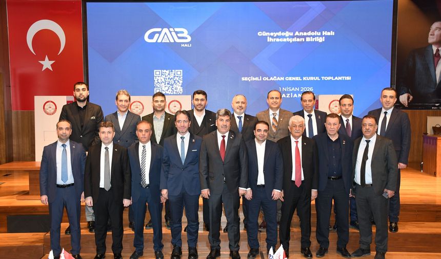 Güneydoğu Anadolu Halı İhracatçıları Birliği’nin seçimleri yapıldı! Kaplan yeniden başkan...