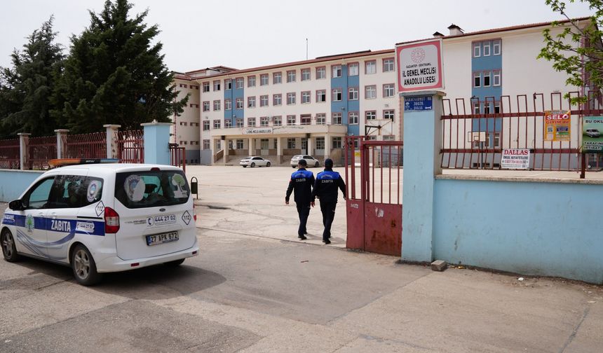 Şehitkamil’de okul çevrelerinde güvenlik seferberliği