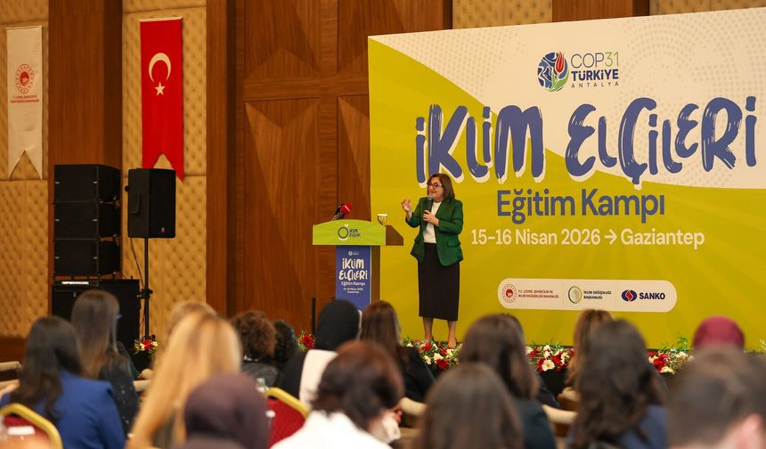 Gaziantep’te COP31 İklim Elçileri Eğitim Kampı düzenlendi