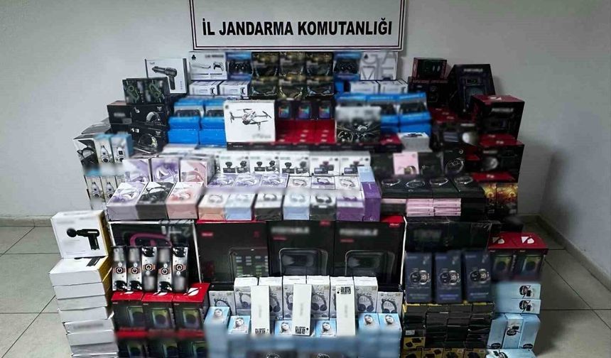 Gaziantep'te 3 milyon TL değerinde kaçak malzeme ele geçirildi