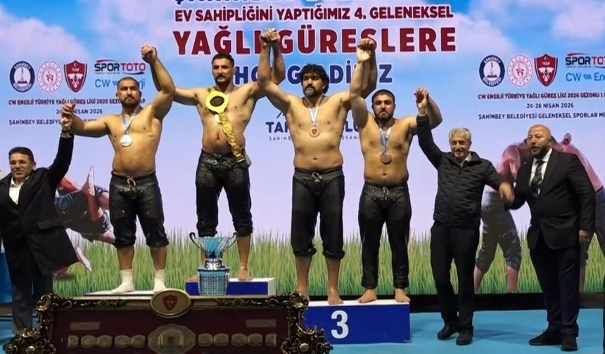 Gaziantep'te altın kemer Mustafa Taş'ın