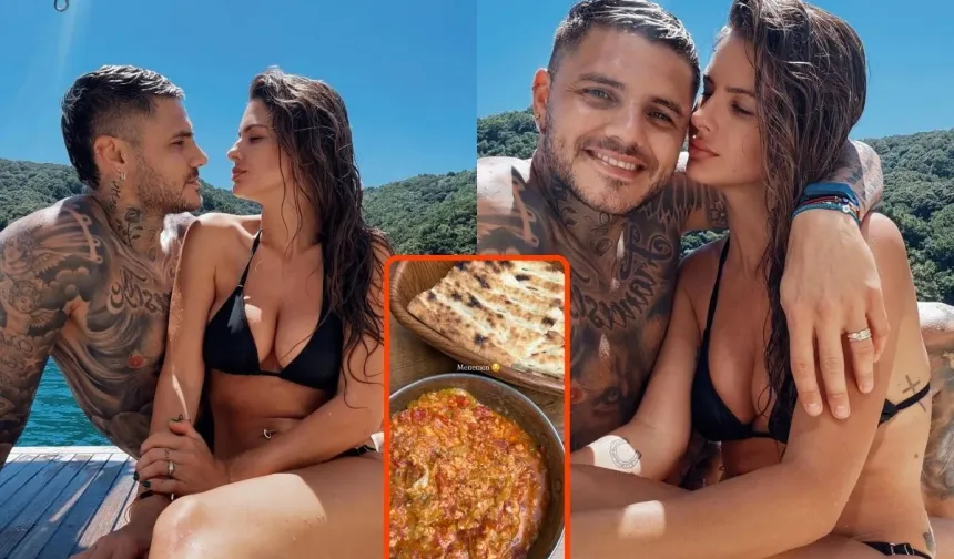 Derbi yorgunluğu atıldı! Mauro Icardi Şile'de denize girdi