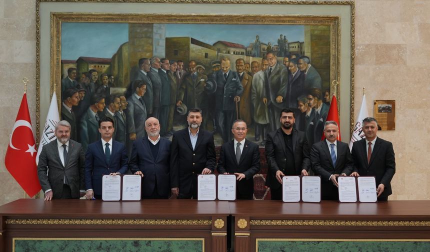 Gaziantep’e yeni bir eser daha: Hacı Mahmut Saruhan Camii yapım protokolü imzalandı