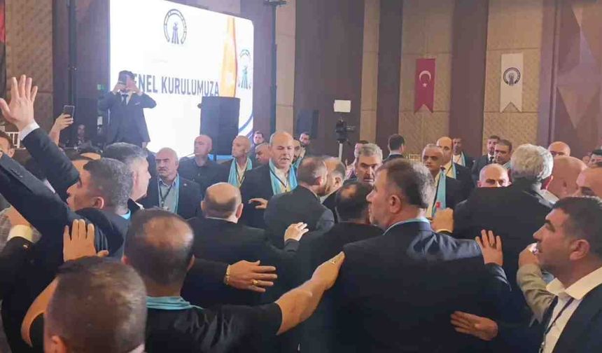 Gaziantep'te GESOB seçiminde kavga! (VİDEO HABER)