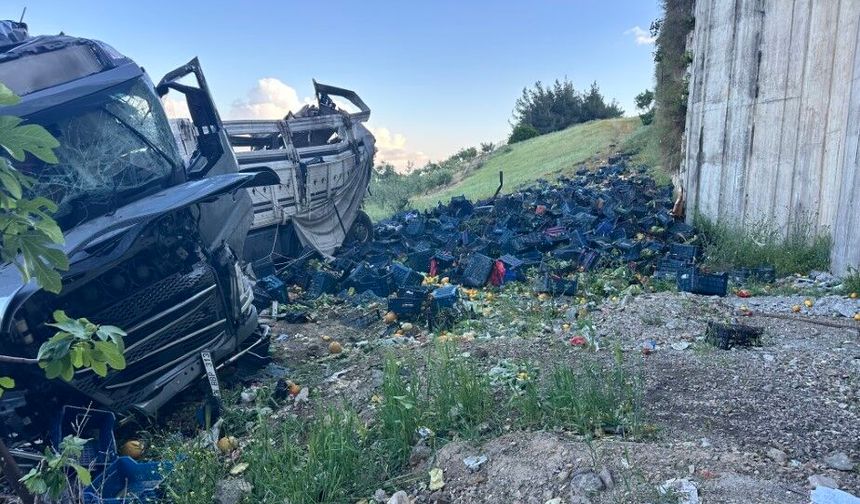 Gaziantep’te Feci Kaza! Viyadükten Uçan Tır Ortalığı Savaş Alanına Çevirdi:3 ölü 3 yaralı