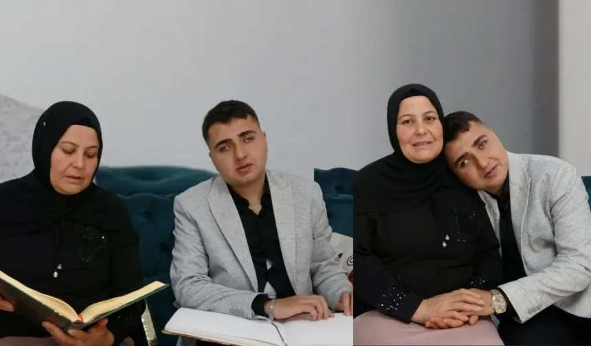 Görme engelli oğlunun eğitimi için Braille alfabesini öğrendi