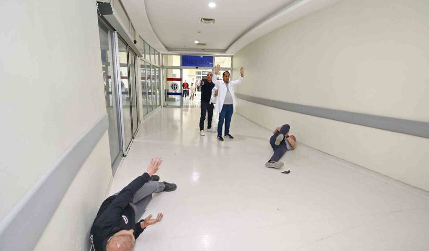 Gaziantep'te çocuk kaçırma olaylarına karşı gerçeği aratmayan 'pembe kod' tatbikatı