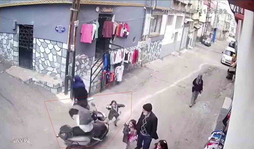 Gaziantep'te dehşete düşüren kaza: Motosiklet küçük kıza çarpıp kaçtı