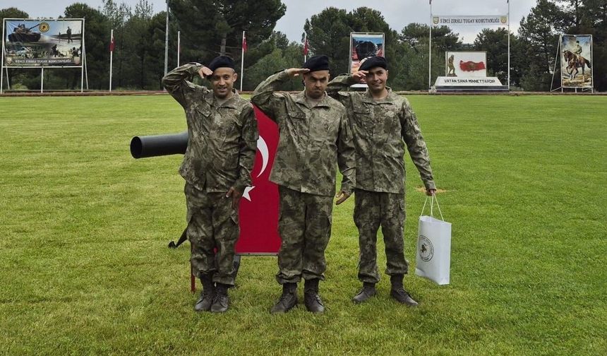 Gaziantep'te özel bireyler için özel gün: Bir günlüğüne asker oldular