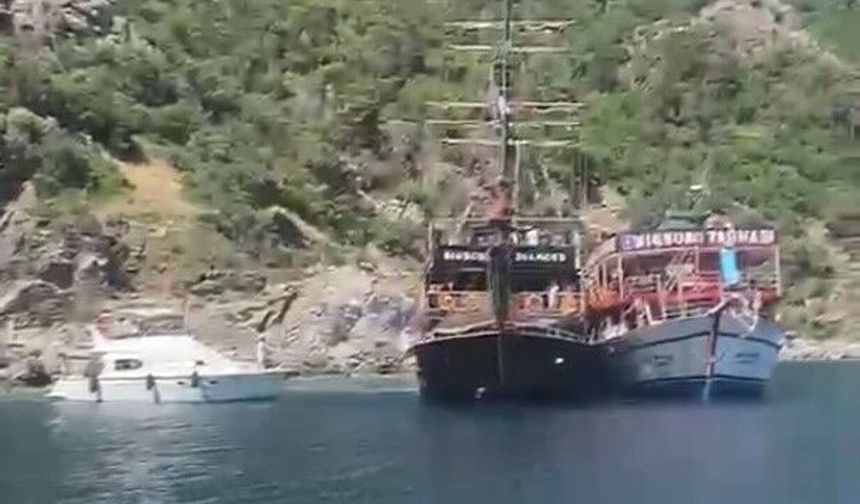 Gezi teknesindeki tahliye anına ait görüntüler ortaya çıktı