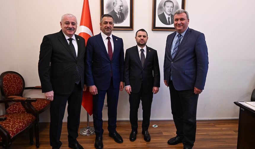 TBMM İdare Amiri Sermet Atay'dan Adalet Bakanı Gürlek'e  ziyareti