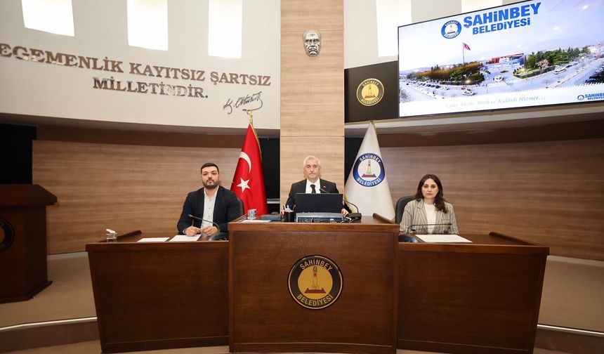 Şahinbey Belediyesi Mayıs ayı meclis toplantısı yapıldı