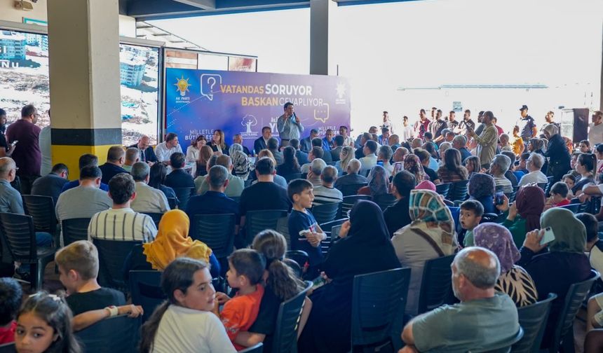 Başkan Yılmaz, Kuzeyşehir’de vatandaşlarla buluştu