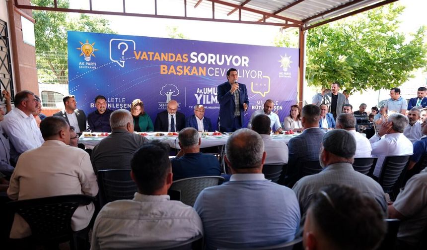 Başkan Yılmaz, Yamaçoba ve 29 Ekim mahallelerinde vatandaşlarla buluştu
