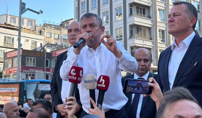 CHP Grup Başkanı Özgür Özel Gaziantep'te: 'Cumhuriyet Halk Partisi'ne, adayına, kurumuna, liderine darbe yapıyorlar'