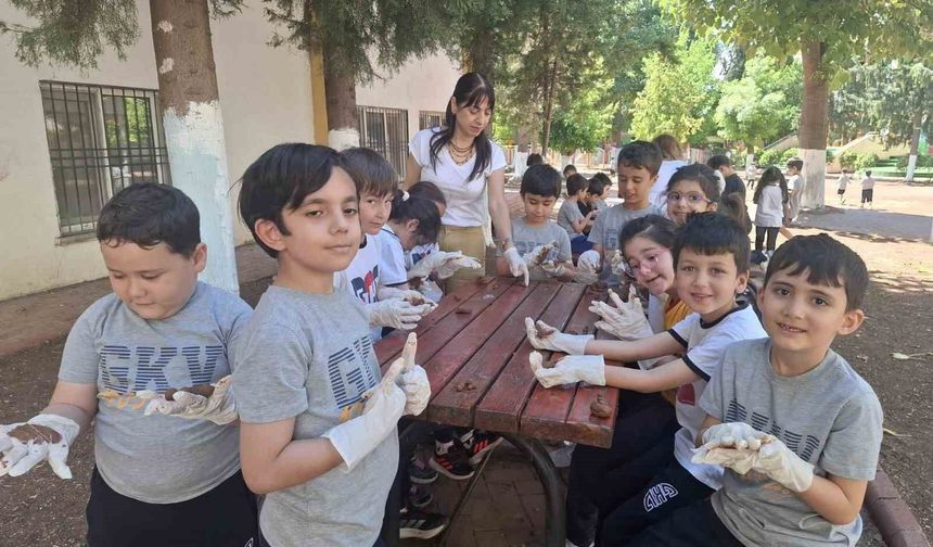 Doğa dostu GKV'li miniklerden tabiata dokunuş