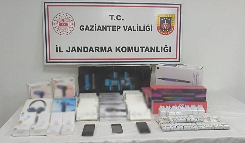 Gaziantep'te 1,4 milyon TL değerinde kaçak malzeme ele geçirildi: 2 gözaltı