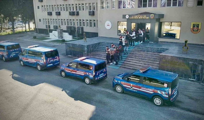 Gaziantep'te kesinleşmiş cezayla aranan 123 şahıs tutuklandı