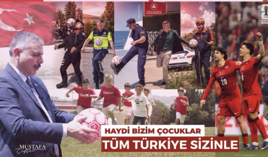 İçişleri Bakanlığı'ndan Milli Takım'a destek klibi!