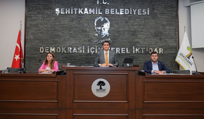 Şehitkamil Belediyesi Temmuz ayı meclis toplantısı yapıldı