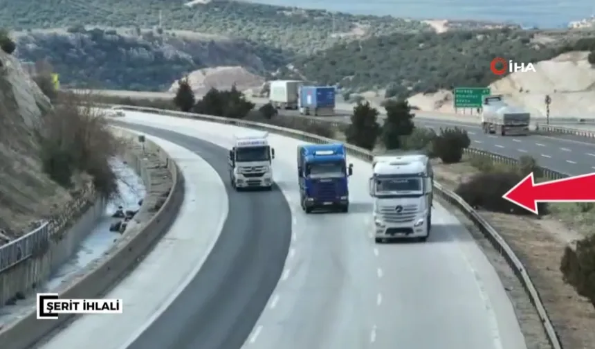 Gaziantep'te otoyolda dron destekli denetimlerde 106 bin araç kontrol edildi