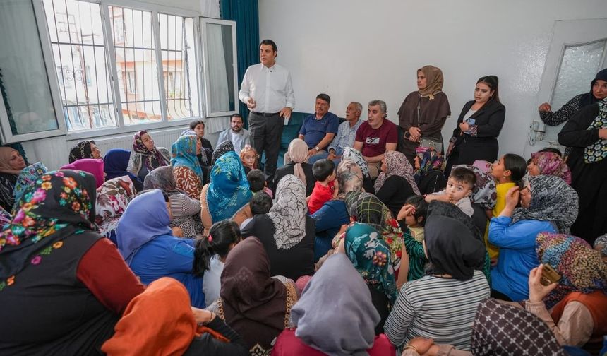 Başkan Yılmaz'dan Şehitkamil'de 3 mahalleye ziyaret