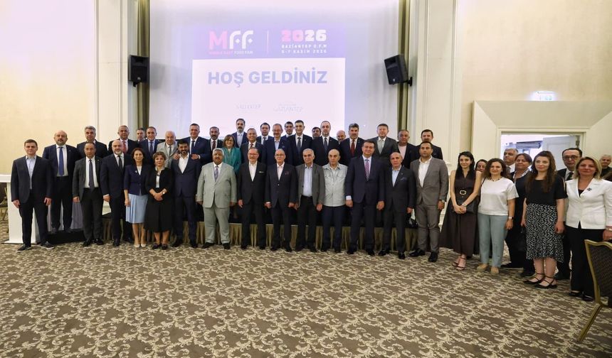 Gaziantep gıda sektörü ve MFF Ortadoğu Gıda Fuarı ortak akıl buluşması gerçekleştirildi