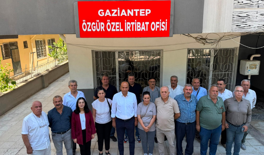 Gaziantep'te Özgür Özel'e destek için irtibat bürosu açıldı