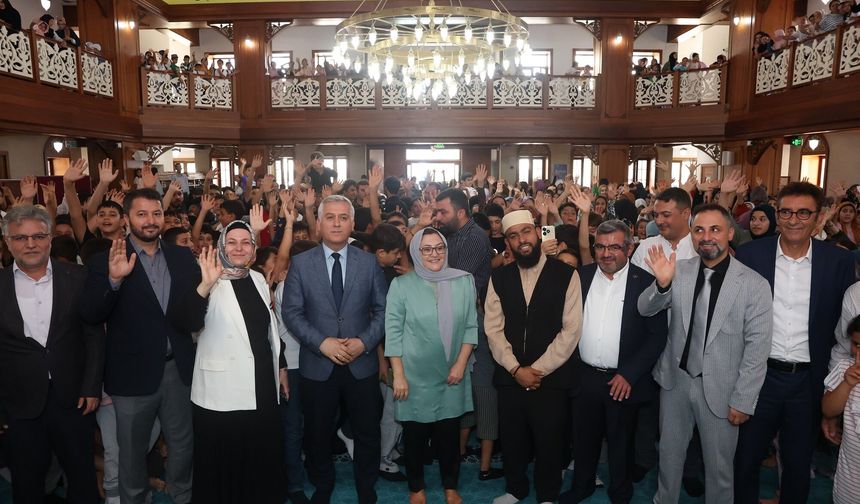 Gaziantep Büyükşehir’den Değerler Eğitimi Yaz Okulu Cami Şenliği programı!