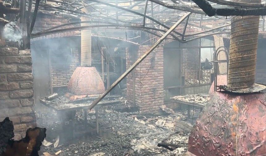 Gaziantep'te restoran yangını söndürüldü
