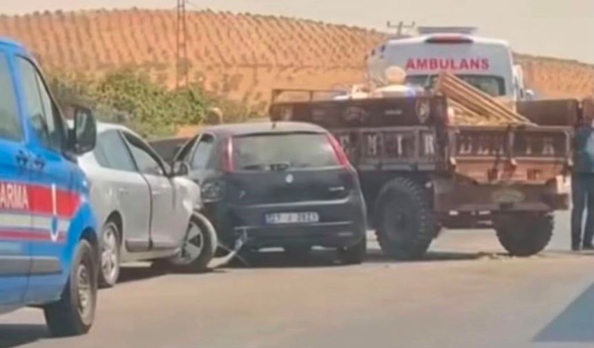 Gaziantep'te zincirleme kaza: 2 yaralı