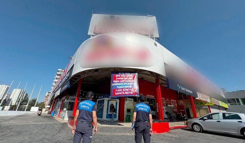 Şahinbey’de tarihi geçmiş ürünlere geçit yok: Zincir market kapatıldı