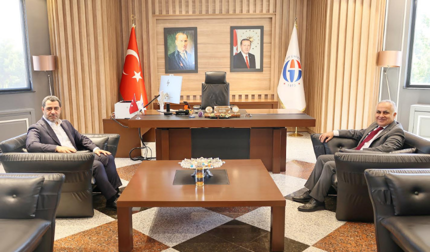 Milletvekili Bünyamin Bozgeyik’ten GAÜN Rektörü Doğan’a ziyaret
