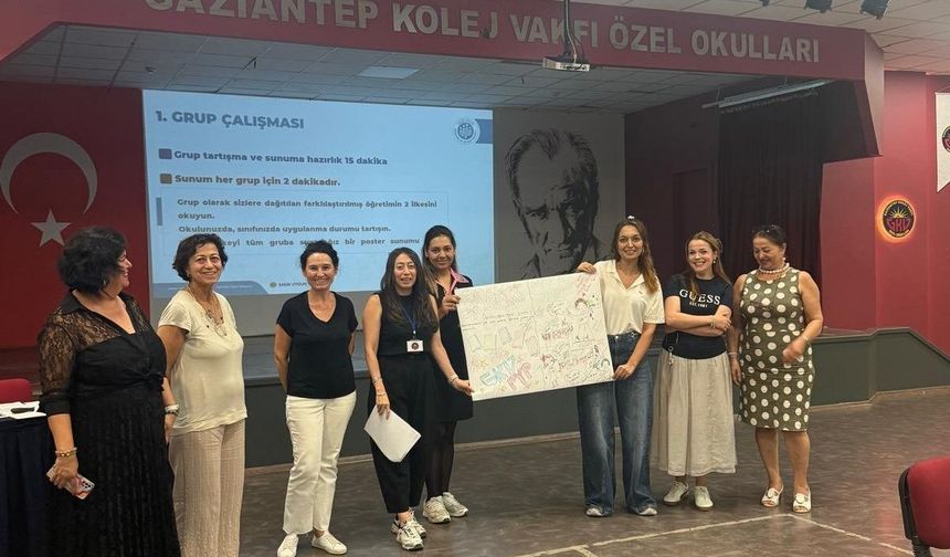 Gaziantep Kolej Vakfı'nda farklılaştırılmış eğitim atölyesi