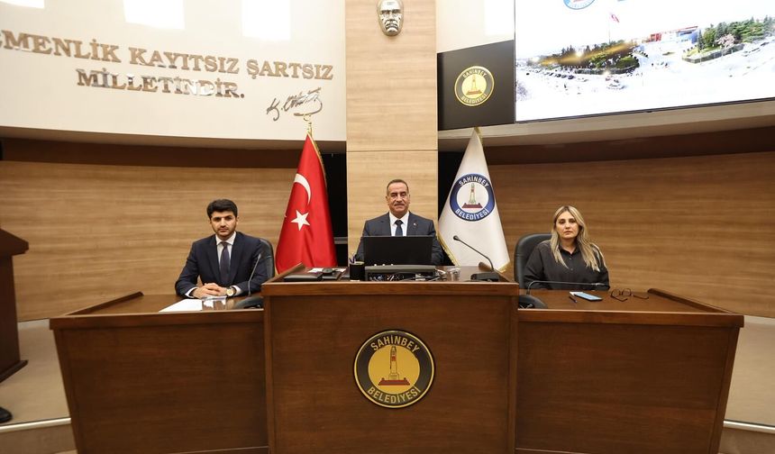 Şahinbey Belediyesi Eylül ayı meclis toplantısı yapıldı