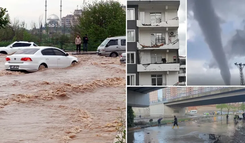 Gaziantep'i "Süper Hücre" Vurdu: Dolu, Hortum ve Şiddetli Rüzgâr Geceyi Kabusa Çevirdi