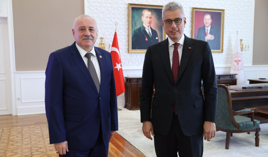 MHP Gaziantep Milletvekili Sermet Atay'dan Sağlık Bakanı Memişoğlu'na önemli ziyaret