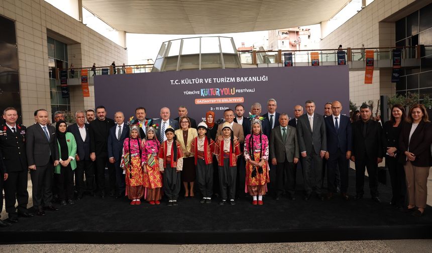 Kültür Yolu Festivali GastroAntep düzenlenen törenle başladı