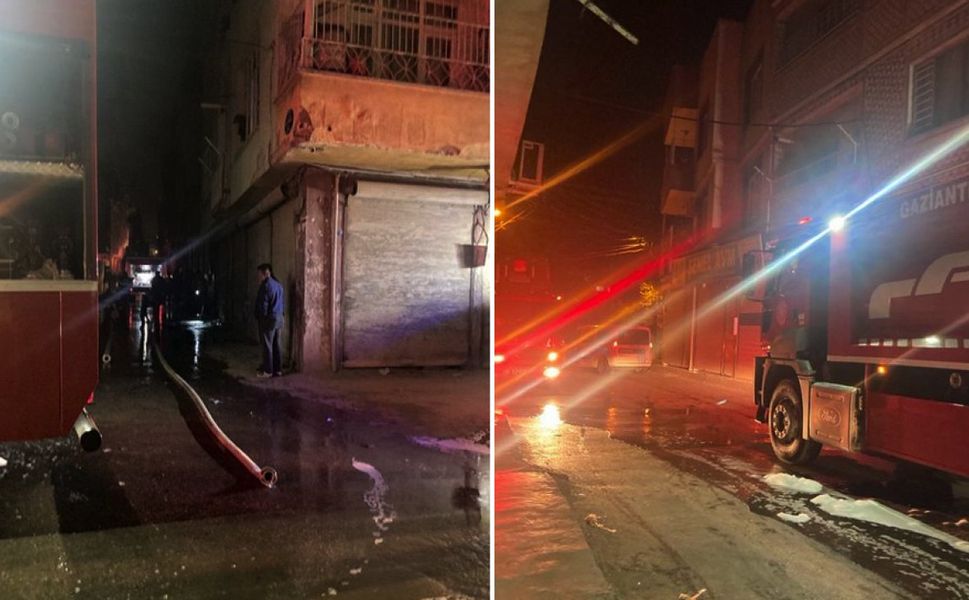 Gaziantep'te Konak Mahallesi'nde Doğalgaz borusu patladı! Büyük bir panik yarattı.